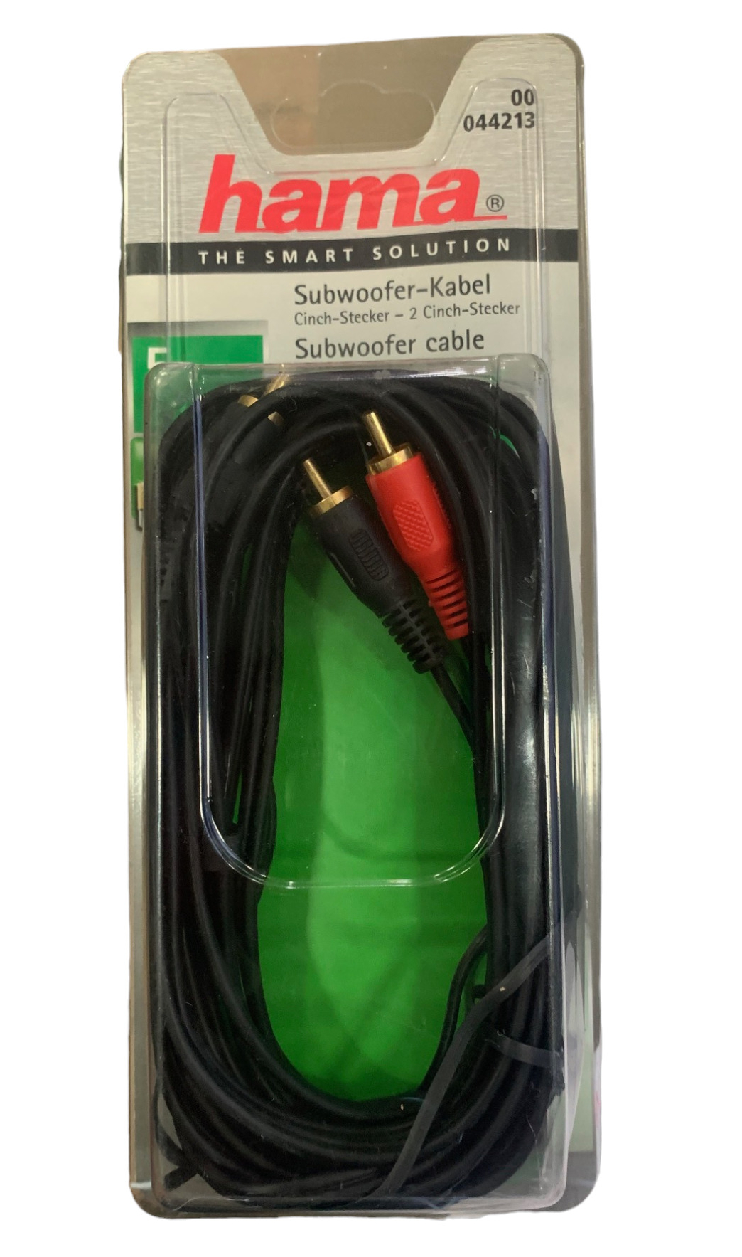 Hama 44213 5metre Subwoofer RCA Siyah Kablo