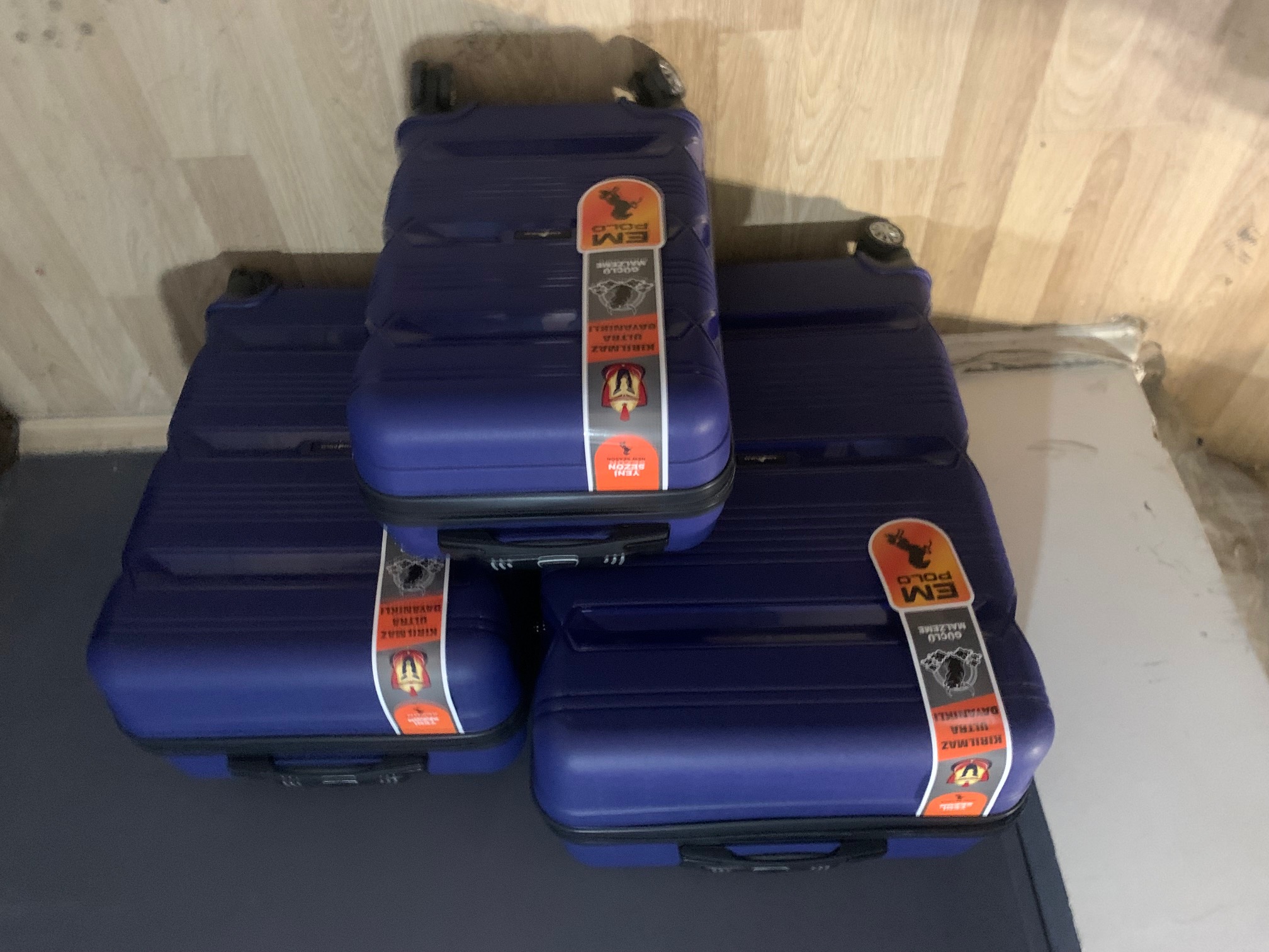 EM Polo Kırılmaz Garantili Üçlü Valiz Seti