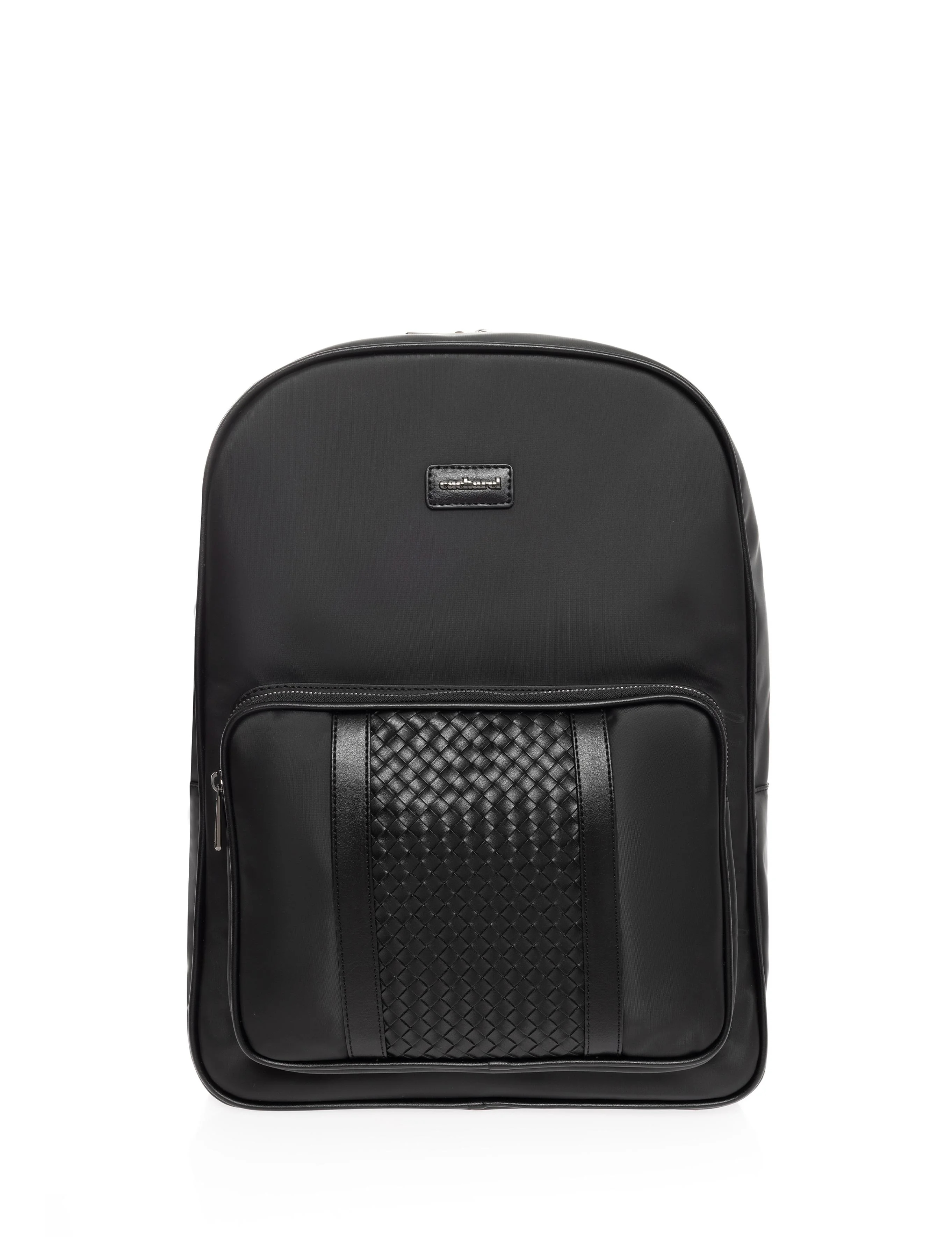 Cacharel Siyah Deri Sırt Çantası Ural