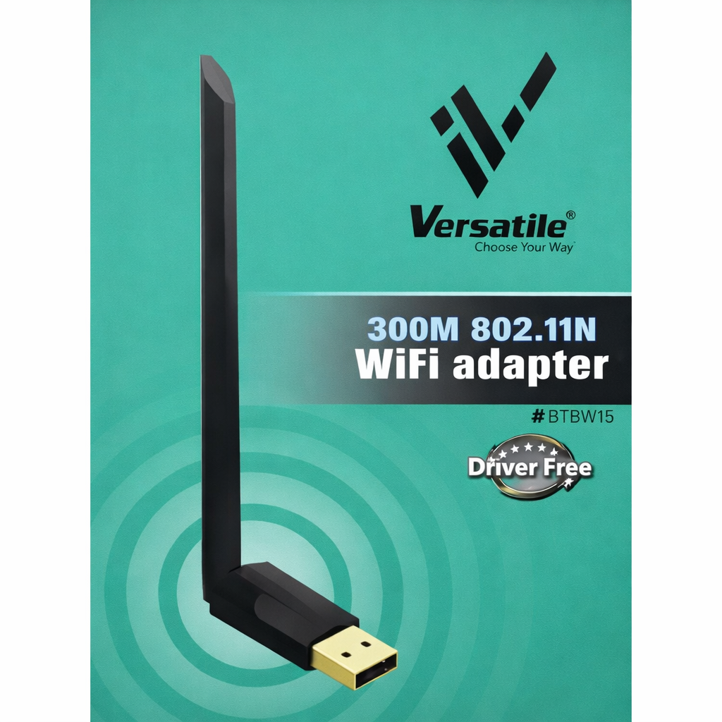 Versatile Antenli 300Mbps Wifi Kablosuz Adaptör