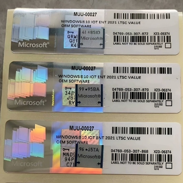 Microsoft Windows 10 Enterprise LTSC 2021 Oem Lisans Etiket