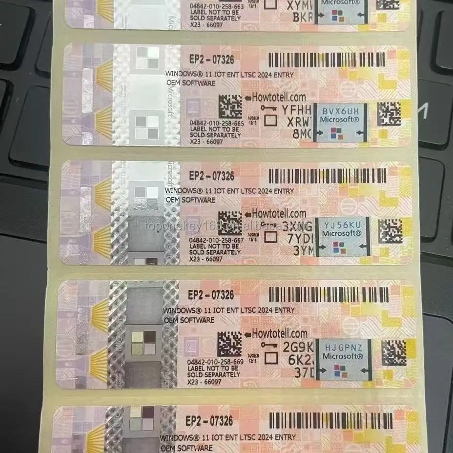 Microsoft Windows 11 Enterprise LTSC 2024 Oem Lisans Etiket